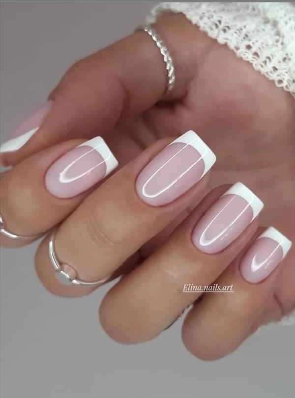 40 Stylish short square nails design to cool your whole Summer ...