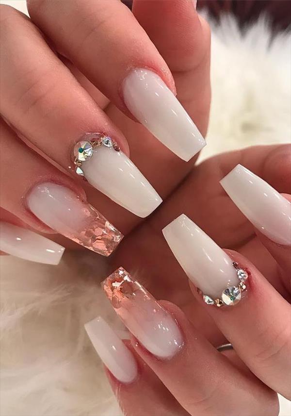 59 Hottest Gel coffin nails design to rock your Summer 2020 - Cozy