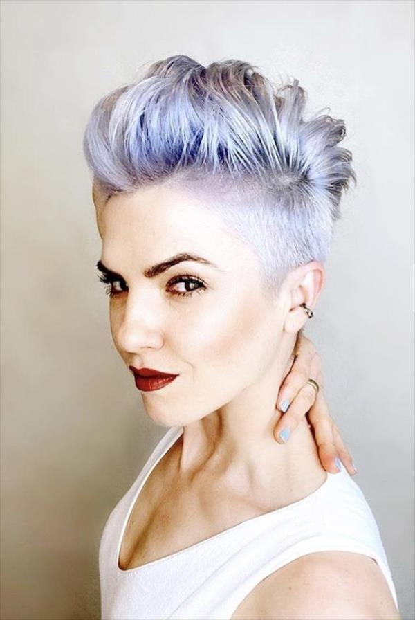 Chic short pixie hairstyle design