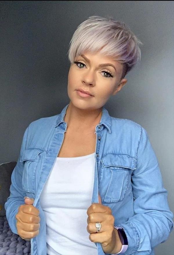 Chic short pixie hairstyle design