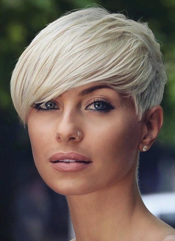 Chic short pixie hairstyle design