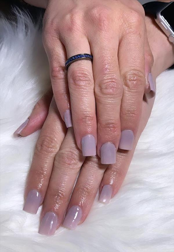 Chic Matte Short Square Nails For Summer, elegant and show your