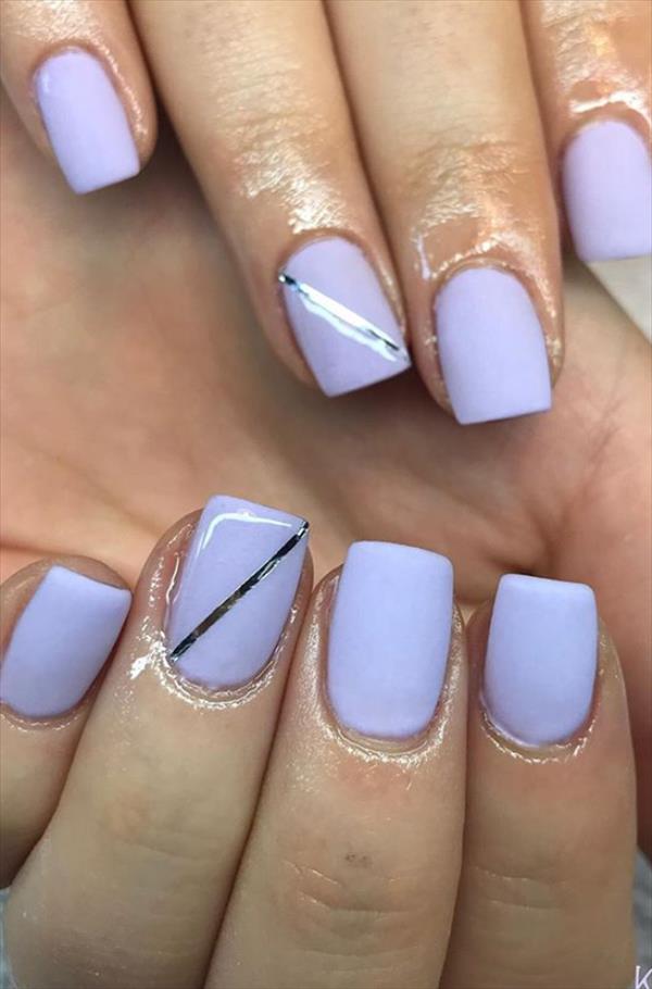 Chic Matte Short Square Nails For Summer, elegant and show your