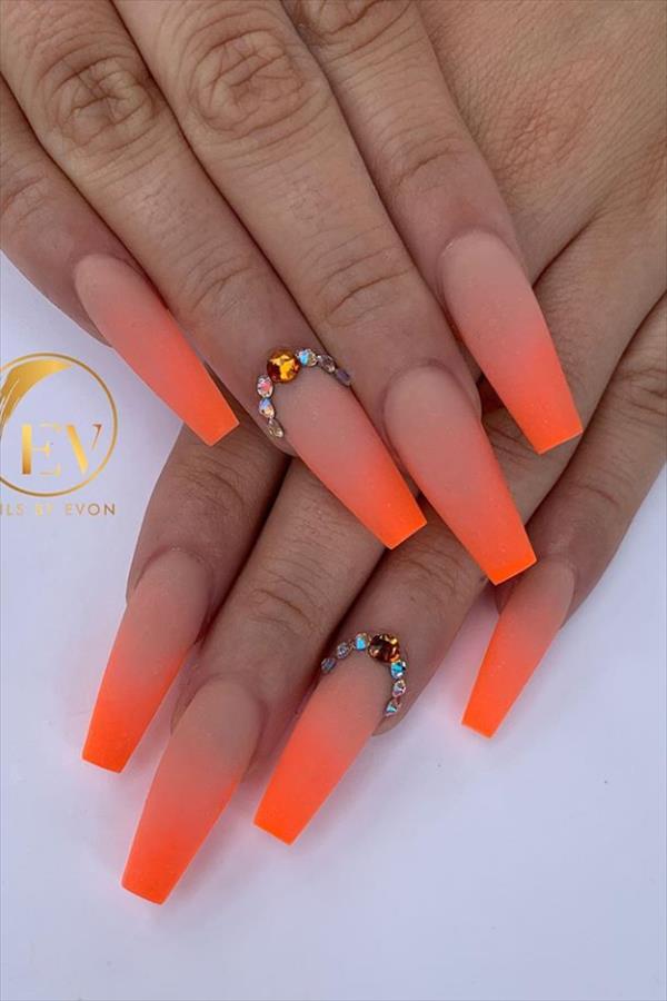 27 Gorgeous Acrylic coffin nails ideas to inspire you this Summer ...