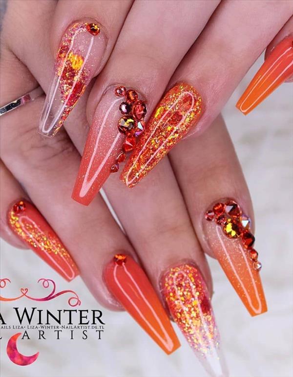 2020 Trendy gel coffin nails design this Summer, elegant and beautiful ...