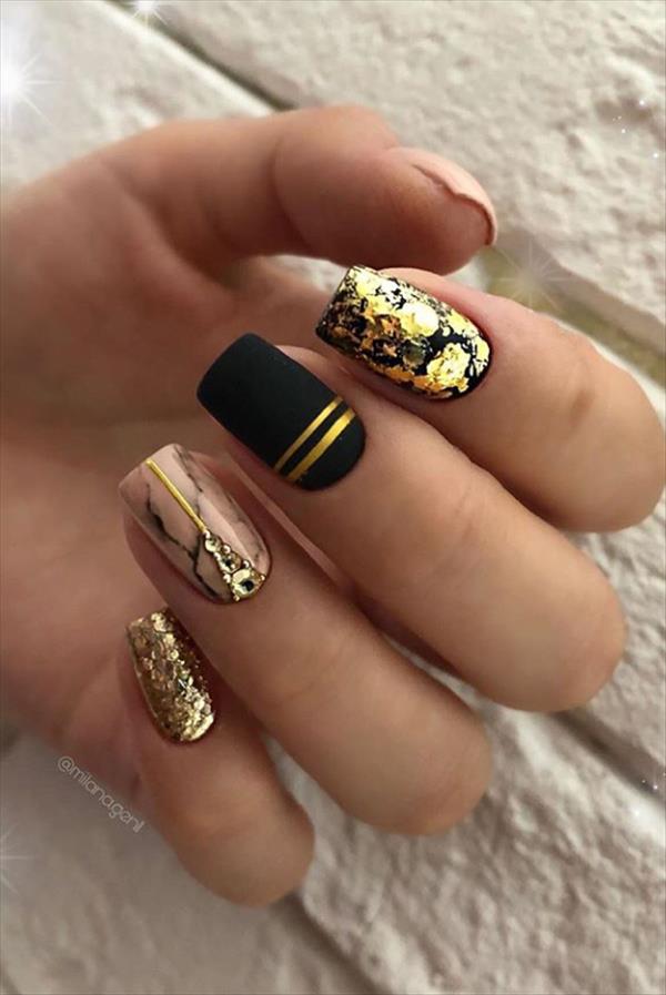 30 Trendy Summer short square nails design ideas that brings good luck ...