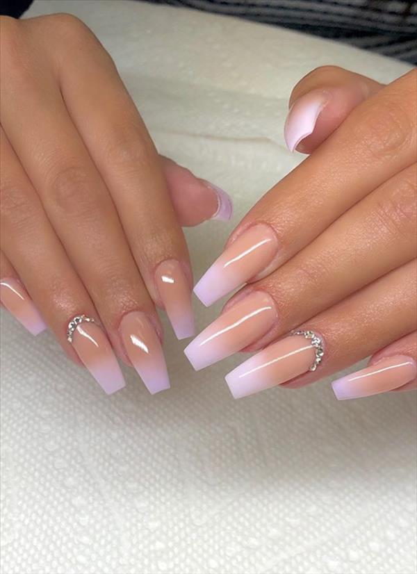 2020 Trendy gel coffin nails design this Summer, elegant and beautiful