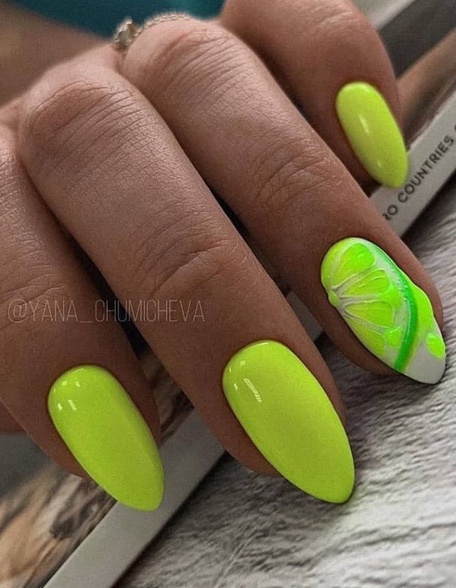 Trendy short almond nails design for creative summer nails 2020 ...