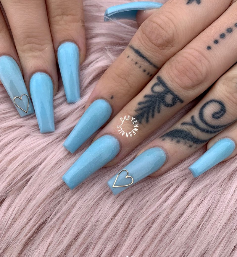 21 Trendy Summer Nails Ideas Hot Acrylic Blue Coffin Nails Design Cozy Living To A Beautiful Lifestyle