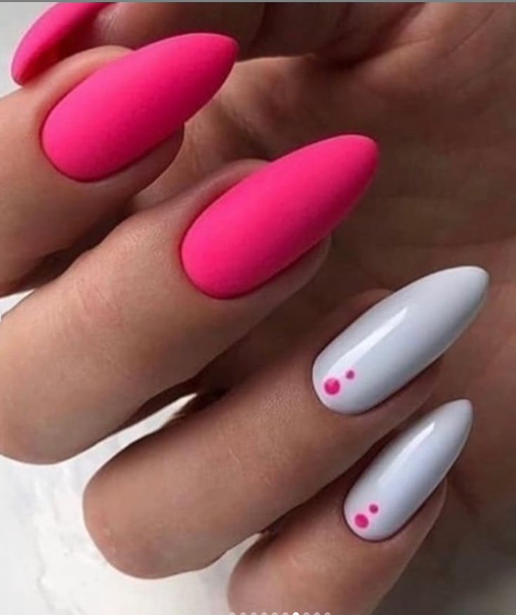 Trendy short almond nails design for creative summer nails 2020 - Cozy ...