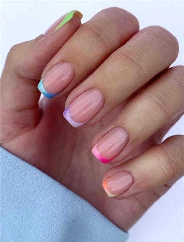 2020 trendy nails polish color ideas for short square nails