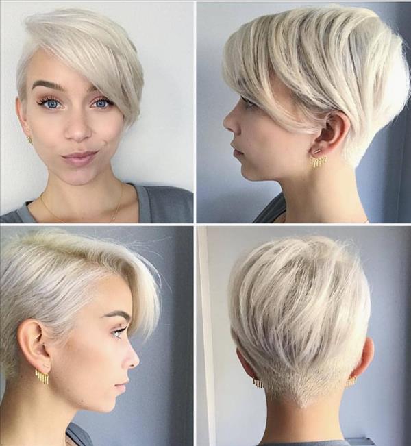 Beautiful white short haircut ideas to try this summer 2020 ...