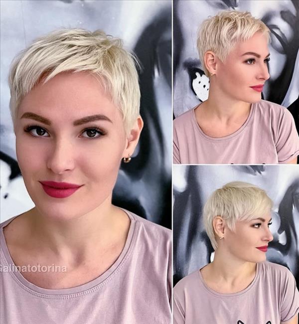 Beautiful white short haircut ideas to try this summer 2020 ...