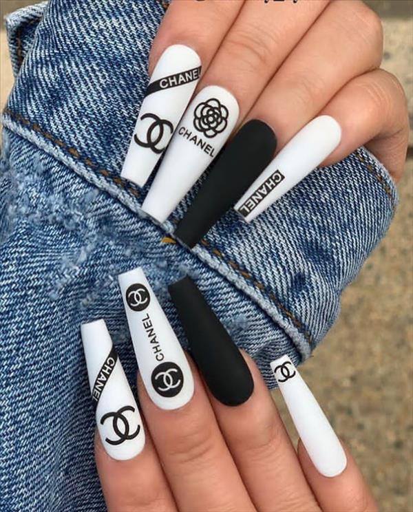 Awesome trendy gel coffin nails to cool your summer nail design - Cozy