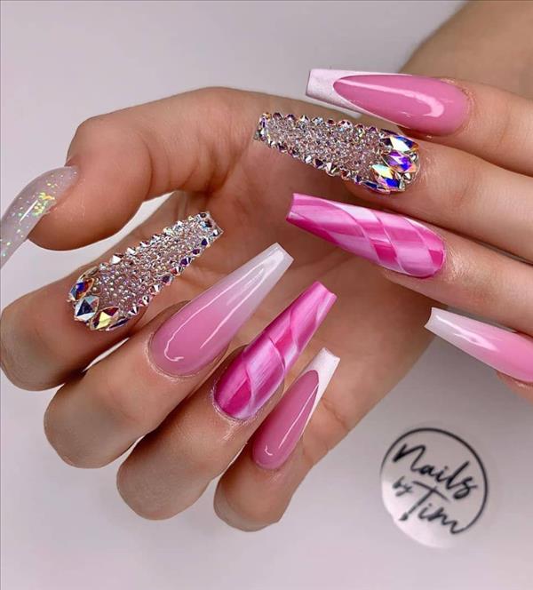 Awesome trendy gel coffin nails to cool your summer nail design ...