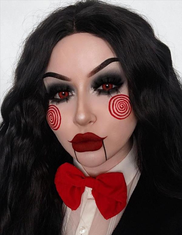 23 Cute Halloween face and Halloween makeup ideas for beginners - Mycozylive.com