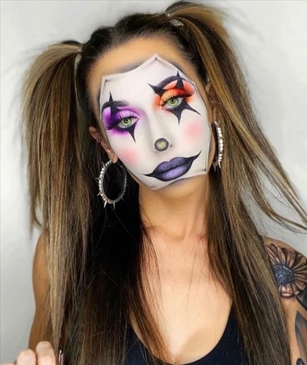 23 Cute Halloween face and Halloween makeup ideas for beginners ...