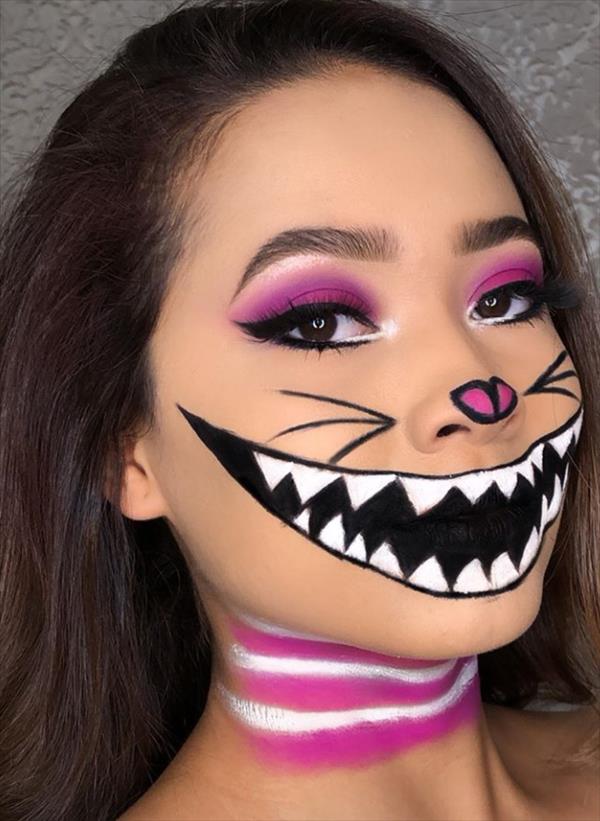 23 Cute Halloween face and Halloween makeup ideas for beginners - Cozy