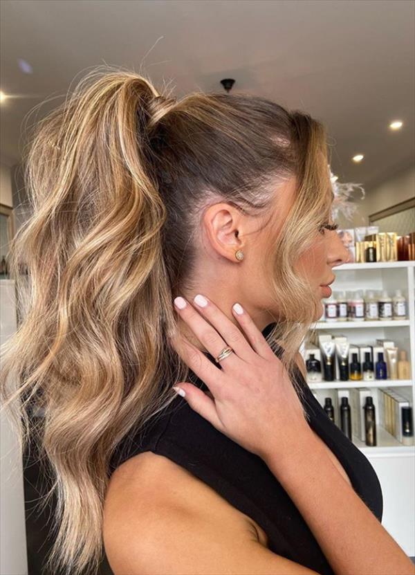 26 cool ponytail hairstyle design for medium-length hair – Pin-Martic