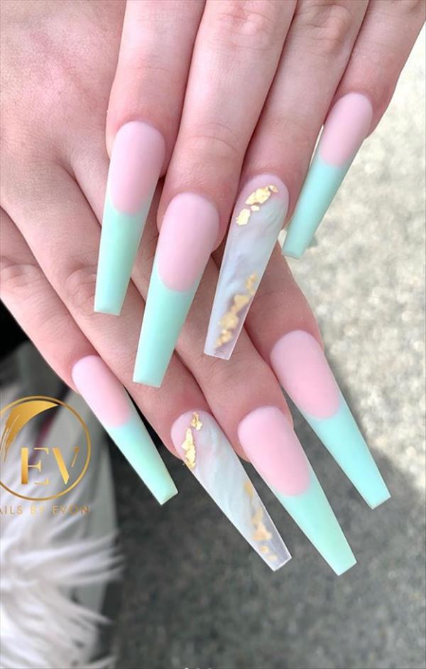 Nails design | Elegant acrylic coffin nails design to get pretty fall ...