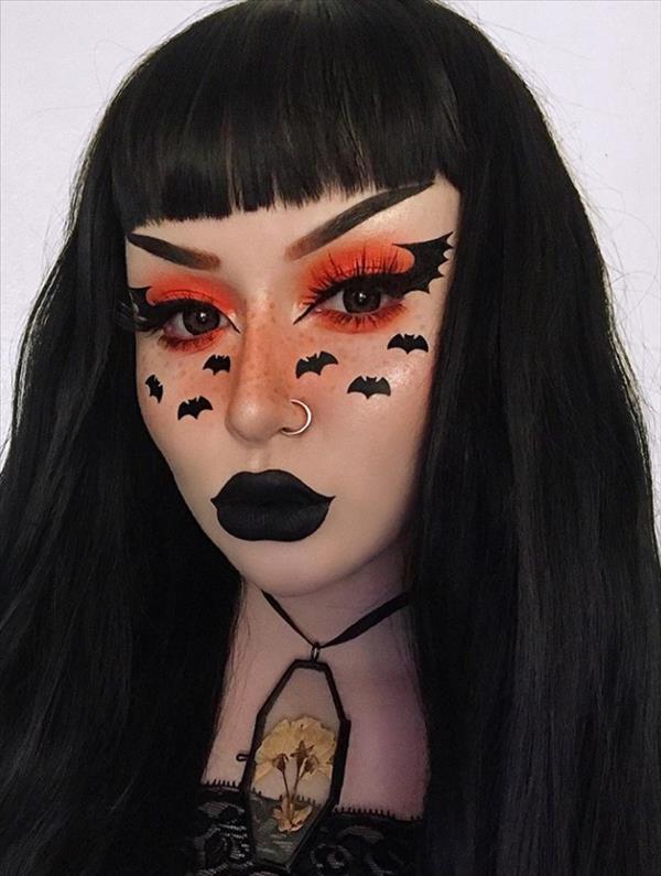 23 Cute Halloween face and Halloween makeup ideas for beginners ...