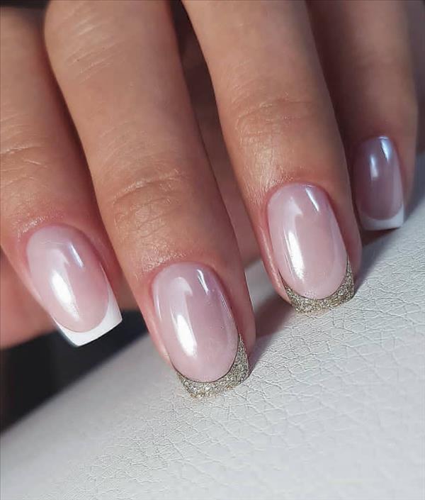 35 Awesome short square nails for natural Spring nails - Mycozylive.com