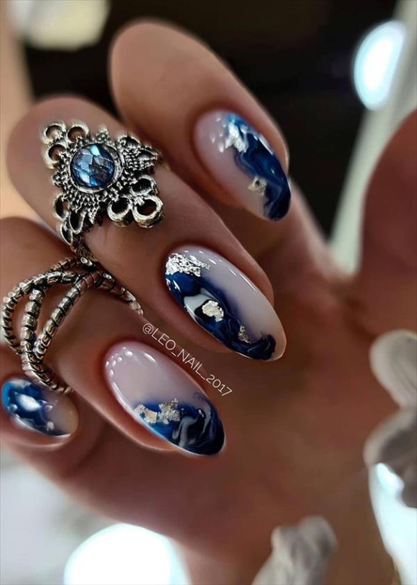 40+ Natural short almond nails design ideas to inspire your spring ...