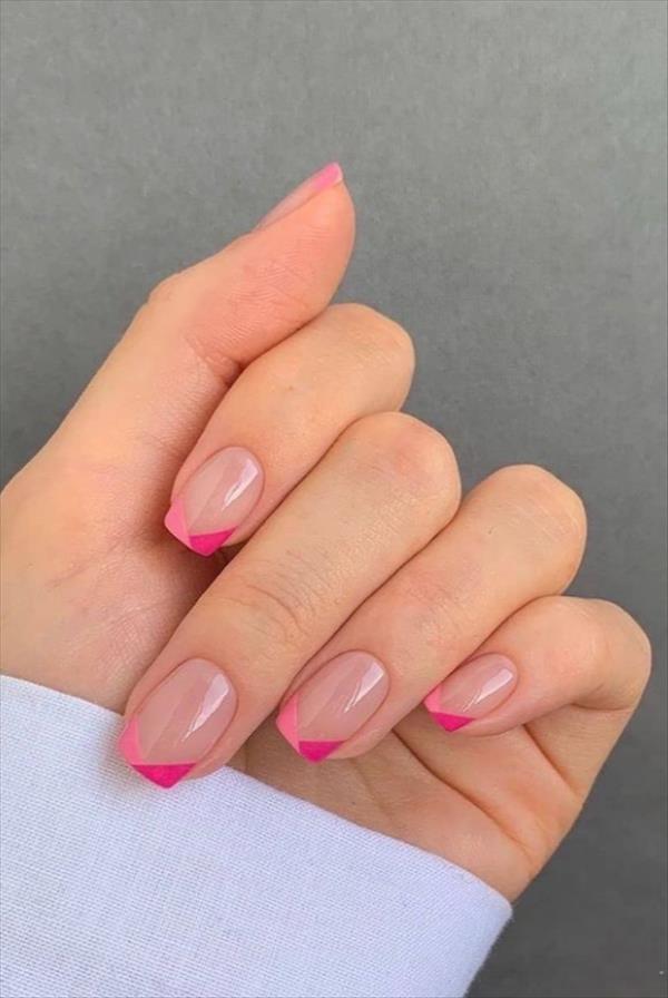 35 Awesome short square nails for natural Spring nails