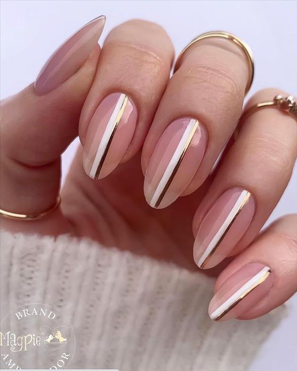 40+ Natural short almond nails design ideas to inspire your spring