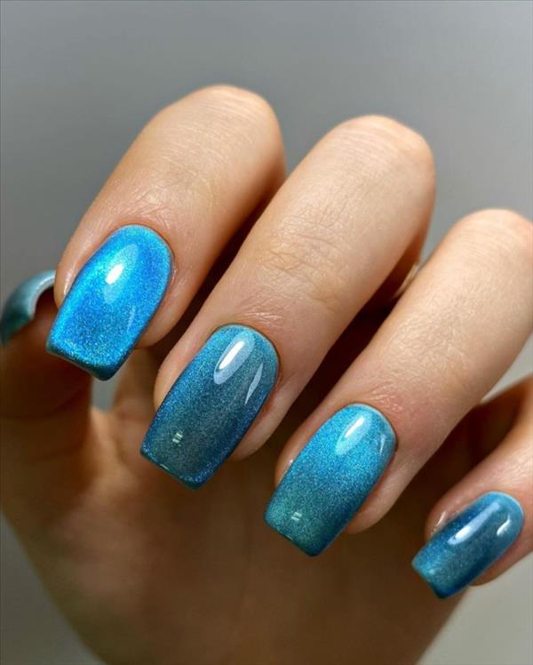 27 Delicate acrylic short square nails design ideas to sparkle your ...