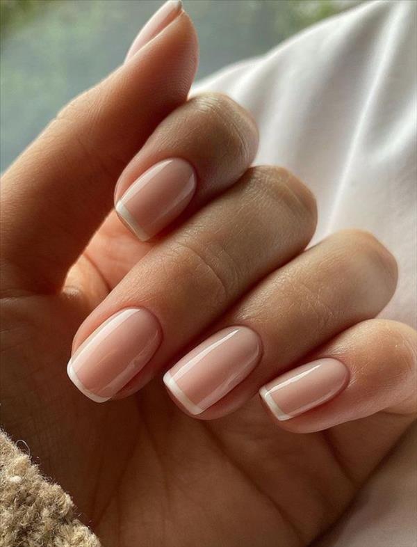 27 Delicate acrylic short square nails design ideas to sparkle your ...