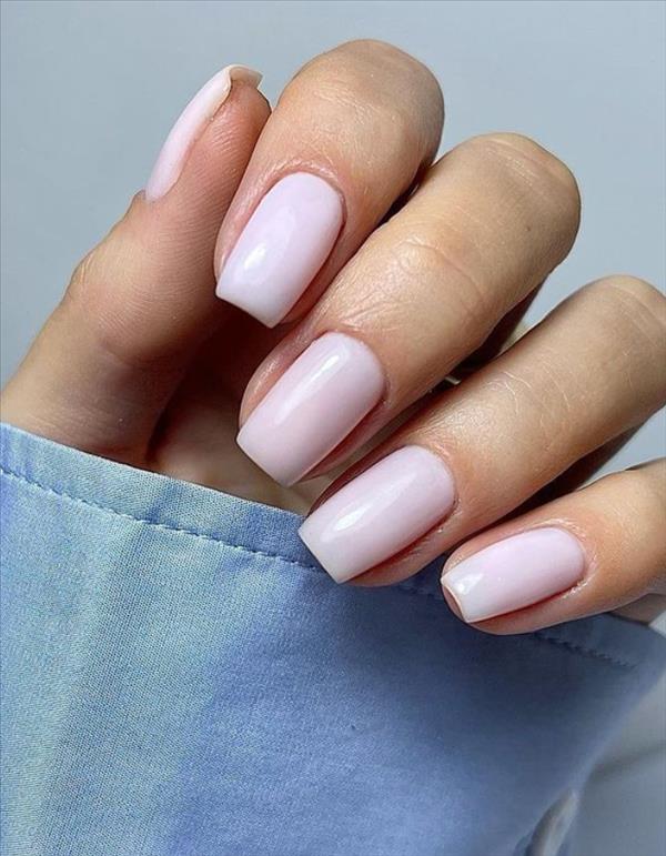 27 Delicate acrylic short square nails design ideas to sparkle your ...