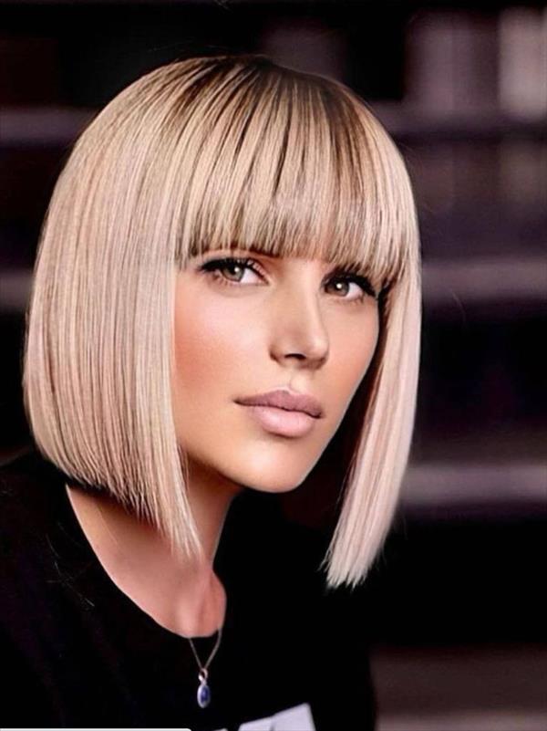 24 Best short bob hairstyle design to light up your Valentine's Day ...