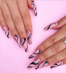 30 Acrylic pastel nail designs for the short nail shape - Mycozylive.com