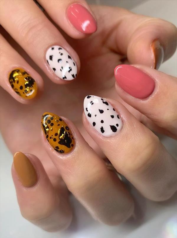 46 Chic Leopard print nails design to be hot 2021! - Cozy living to a