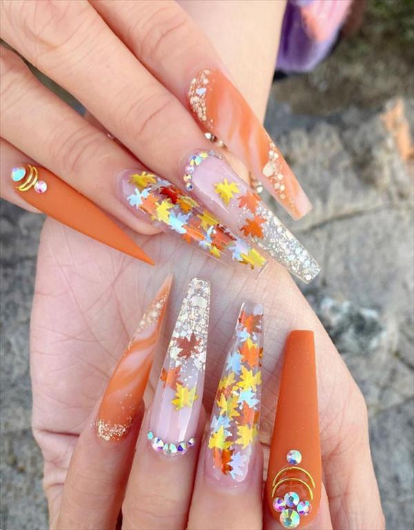 Glitter Coffin Nails With Rhinestones Bling Your Whole Summer Day Mycozylive Com