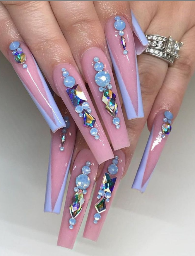 42 Elegant French tip nails for Ballerina acrylic nails 2021! - Cozy