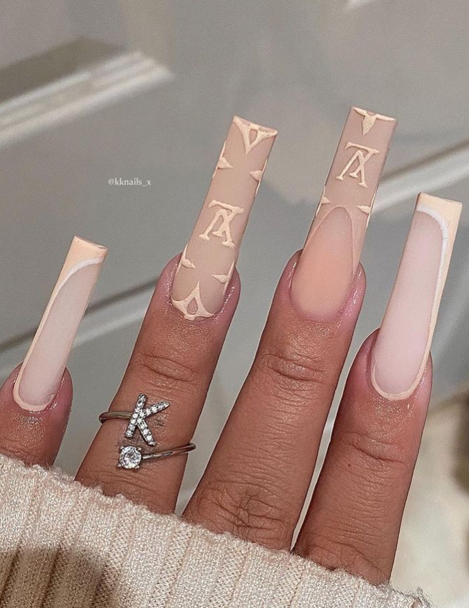 42 Elegant French tip nails for Ballerina acrylic nails 2021! - Cozy