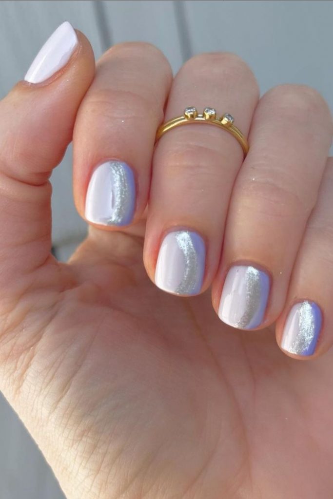 24 Elegant silver nails design for Prom nails to try 2021!