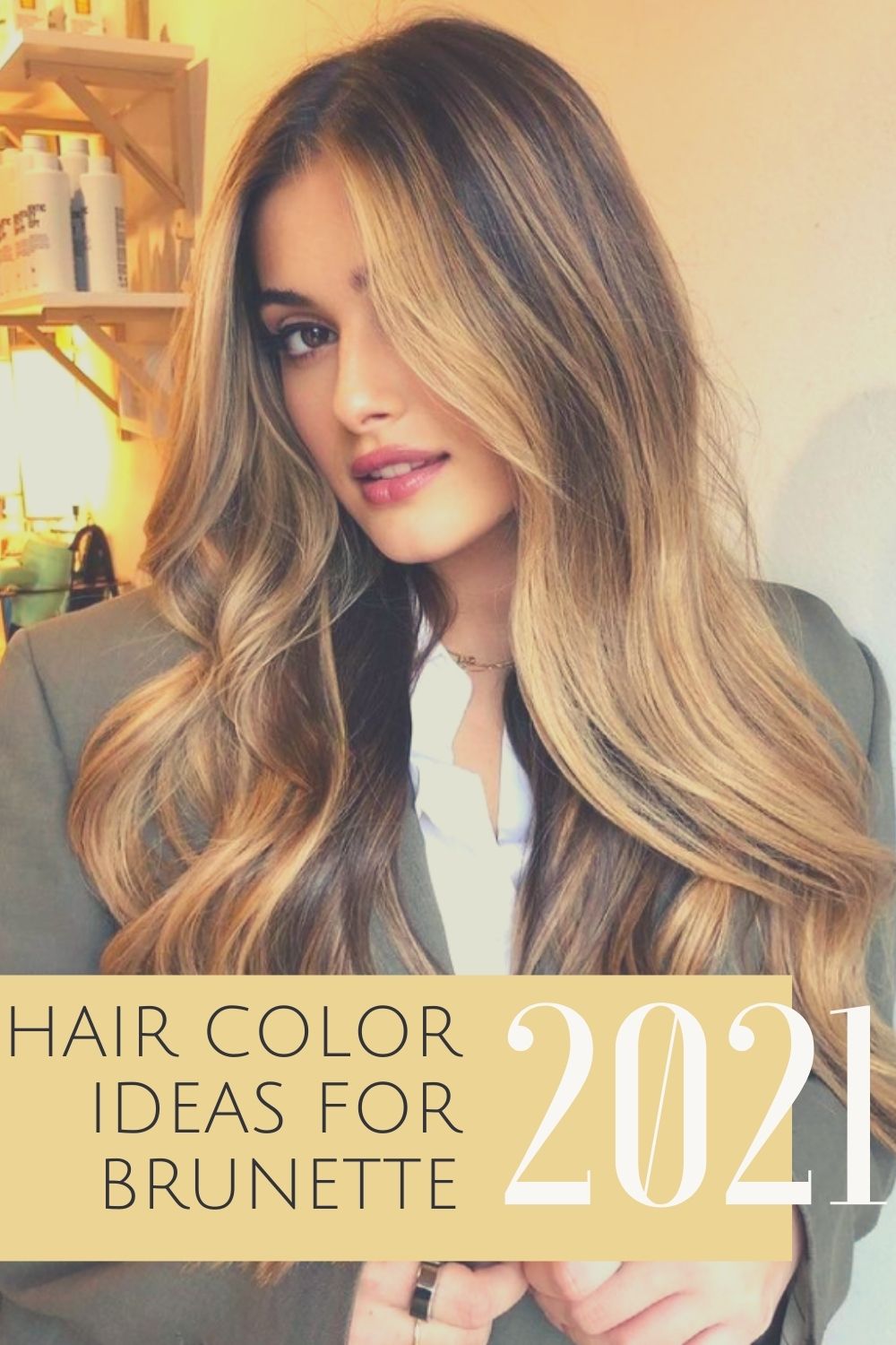 Summer hair color for brunette to get inspired for any hair length!