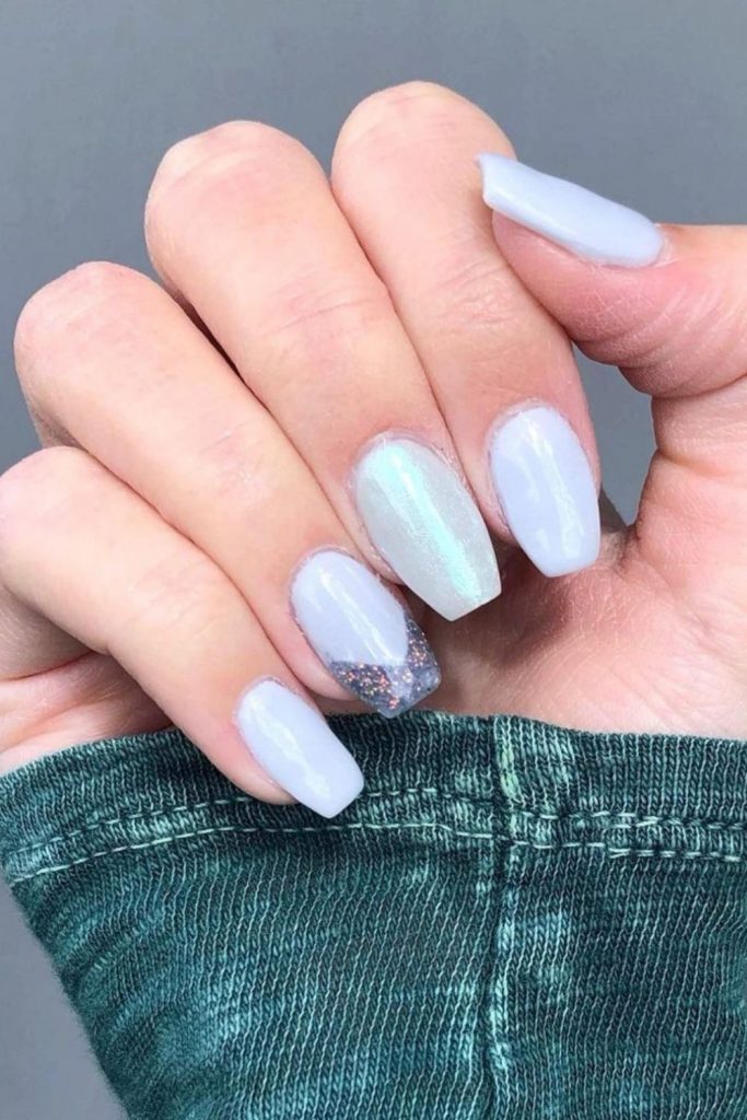 24 Elegant silver nails design for Prom nails to try 2021!