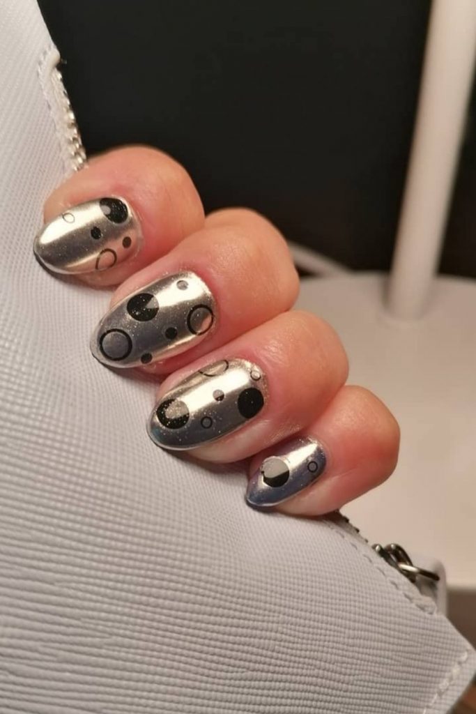 24 Elegant silver nails design for Prom nails to try 2021!