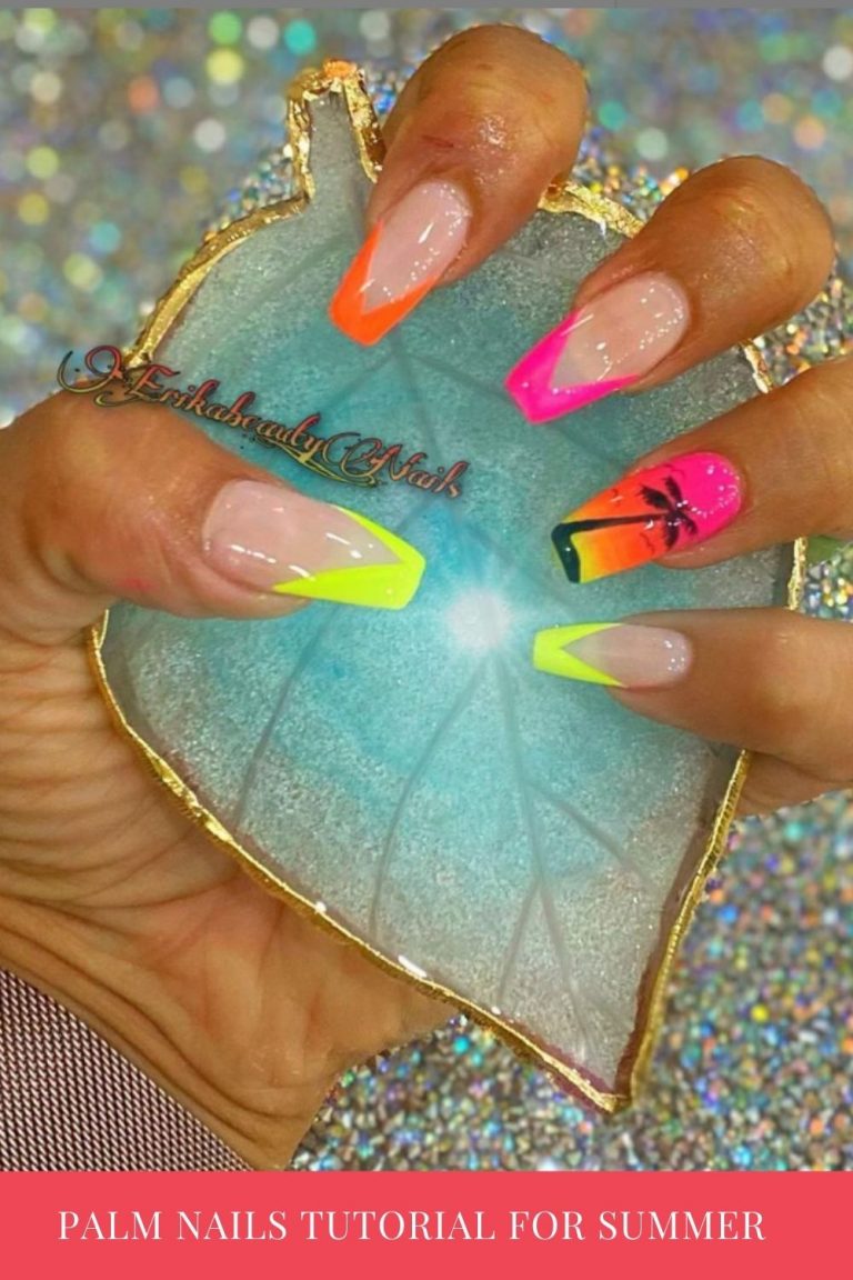 Awesome Palm Nails Designed To Try This Summer in 2021