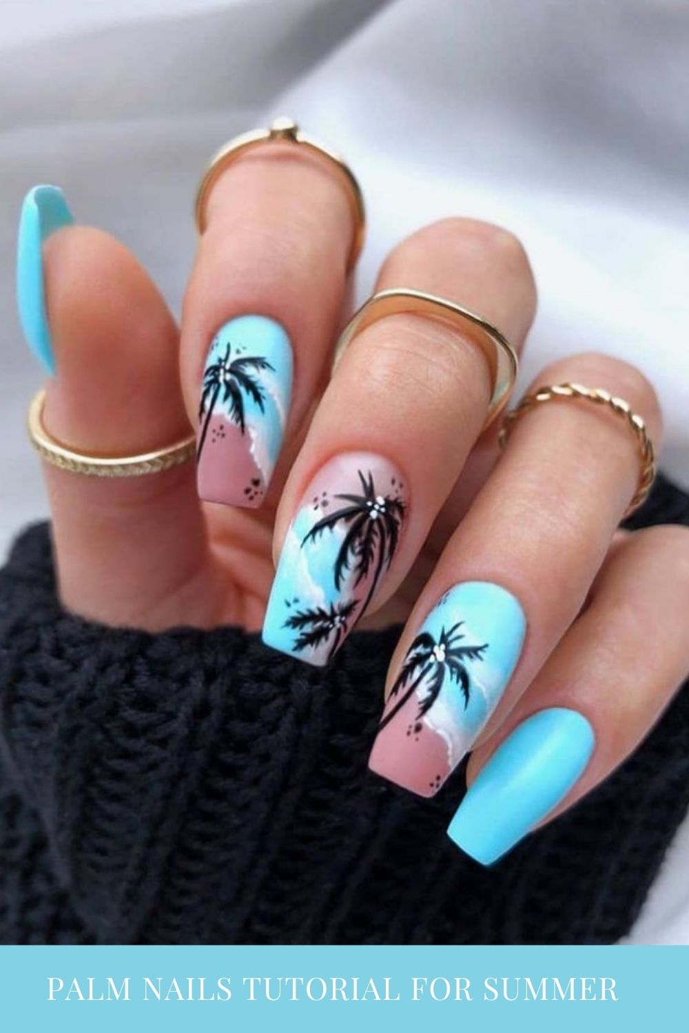 Awesome Palm Nails Designed To Try This Summer in 2021