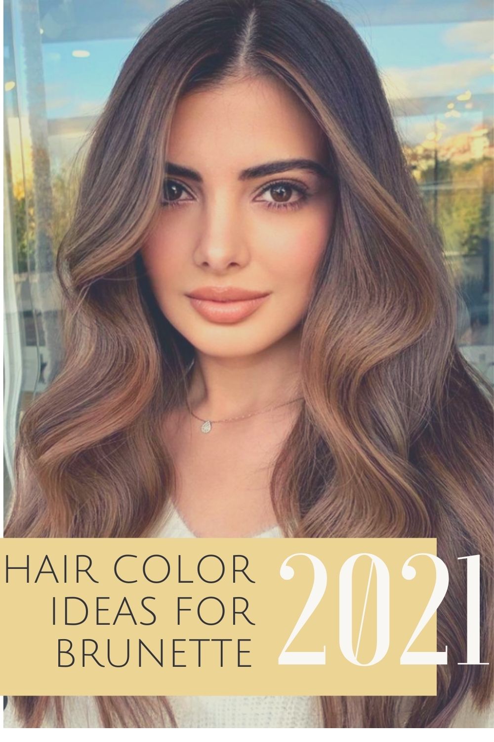 Summer hair color for brunette to get inspired for any hair length!