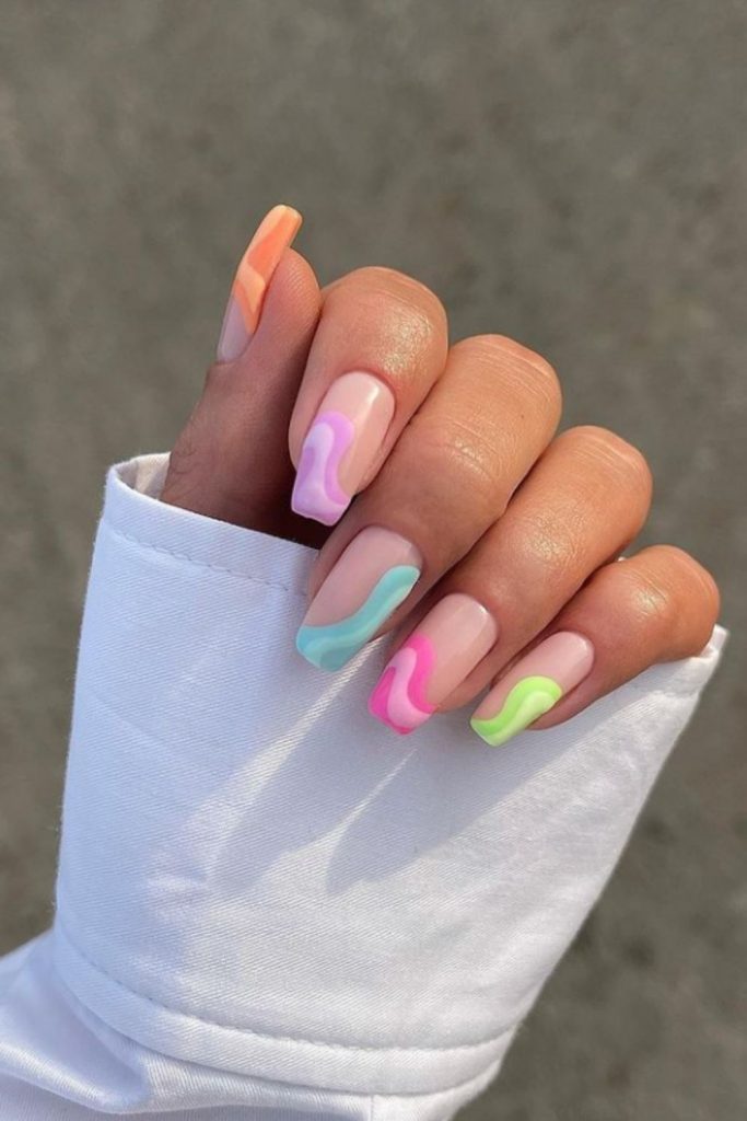 44 Natural short square nails designs 2021 You'll love in Summer!