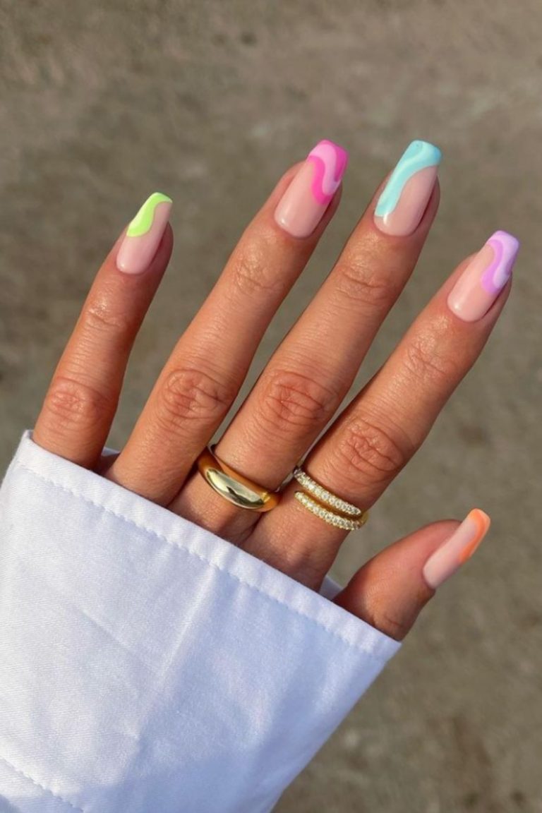 44 Natural short square nails designs 2021 You'll love in Summer!