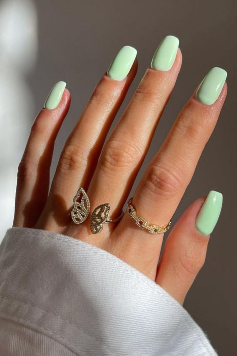 44 Natural short square nails designs 2021 You'll love in Summer!