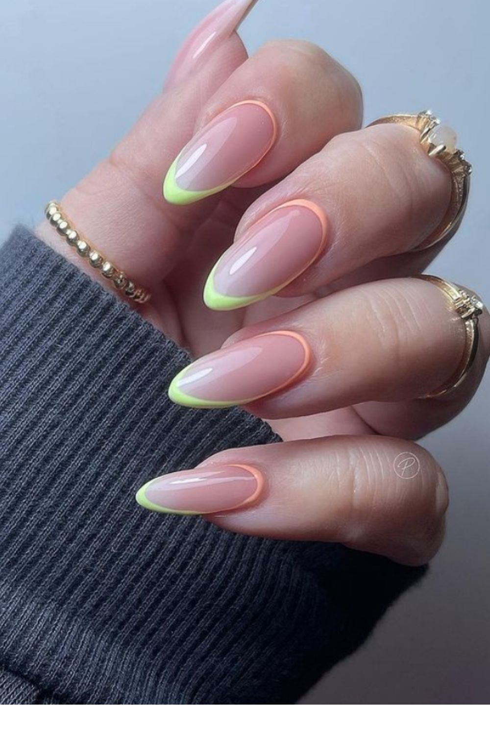 35 Cute Summer Pastel Nails With Almond shaped nails 2021!