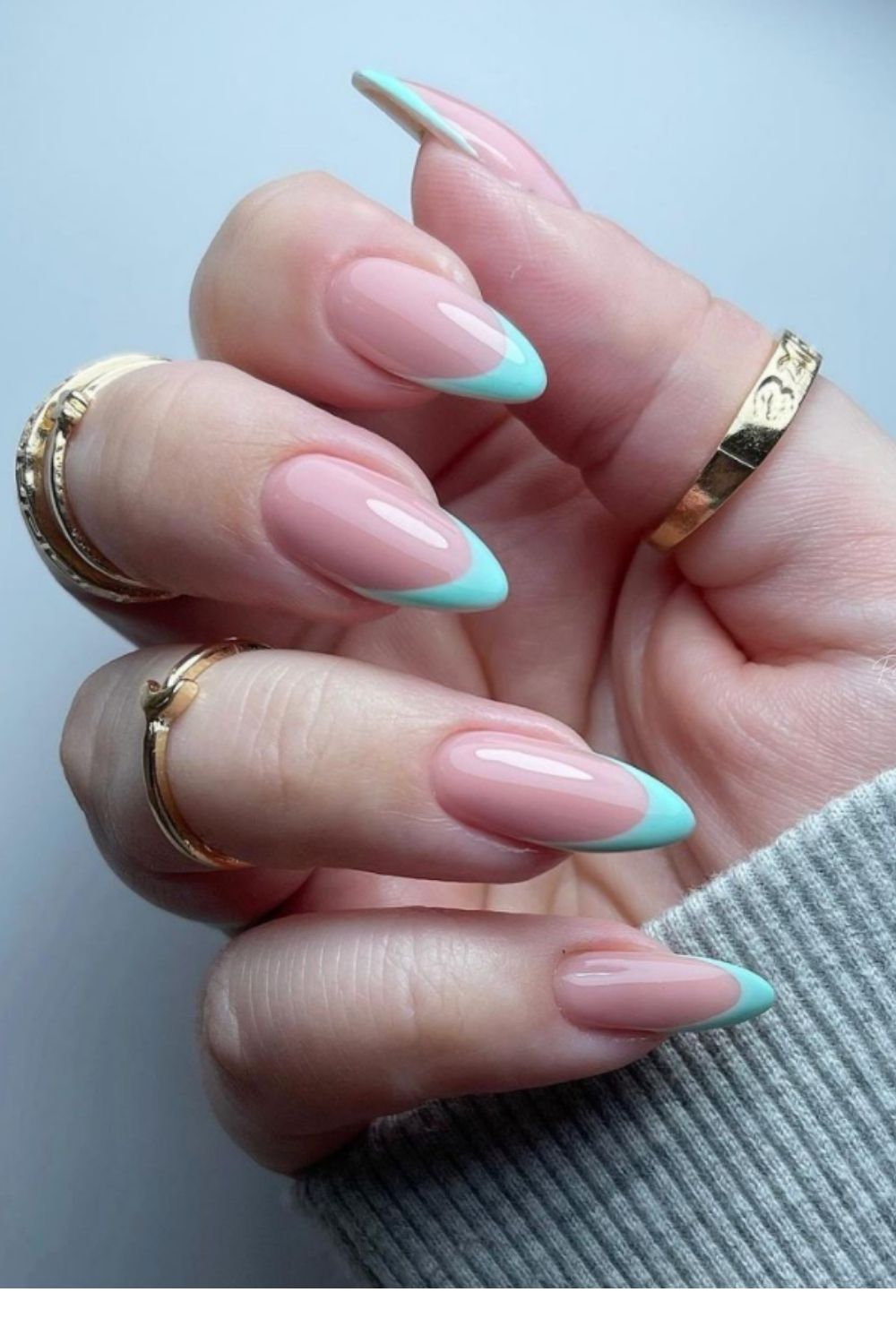 35 Cute Summer Pastel Nails With Almond shaped nails 2021!